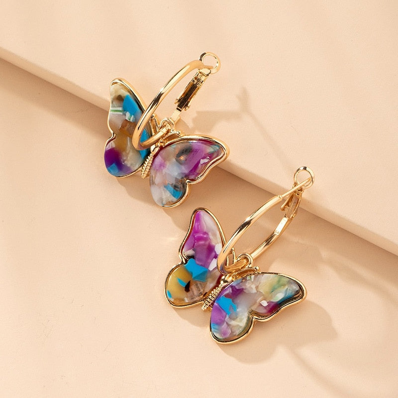 Peris Gems 30 Mushroom Hoop Butterfly Earrings for Women | Gold Silver Trendy Designer Earrings for Women SHEIN Amazon Temu