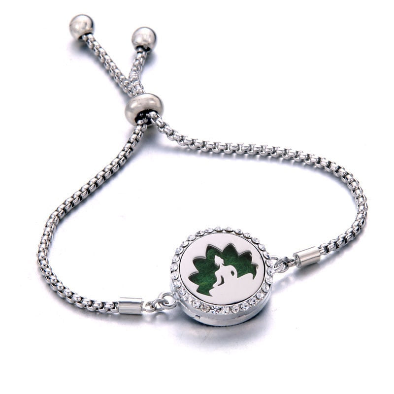 Peris Gems 30 Perfume Essential Diffuser Locket Bracelet | Adjustable Bangle Bracelets SHEIN Amazon Temu