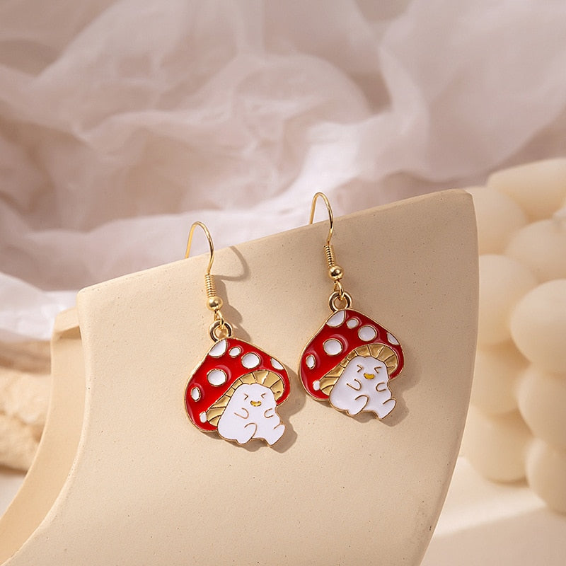Peris Gems 33 Mushroom Hoop Butterfly Earrings for Women | Gold Silver Trendy Designer Earrings for Women SHEIN Amazon Temu