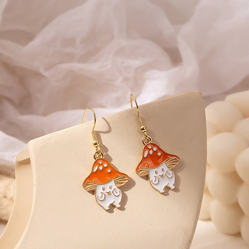Peris Gems 34 Mushroom Hoop Butterfly Earrings for Women | Gold Silver Trendy Designer Earrings for Women SHEIN Amazon Temu