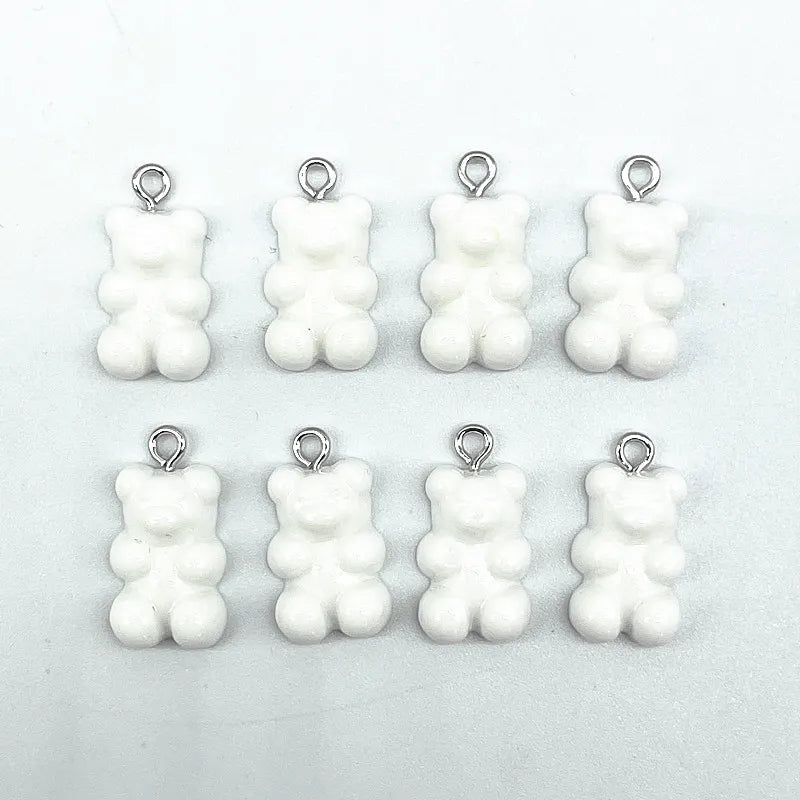 Peris Gems 38 10Pcs Candy Bear Pendant Charms for Necklace Bracelet Earrings Jewelry Making Diy Findings Resin Bears Christmas Making SHEIN Amazon Temu