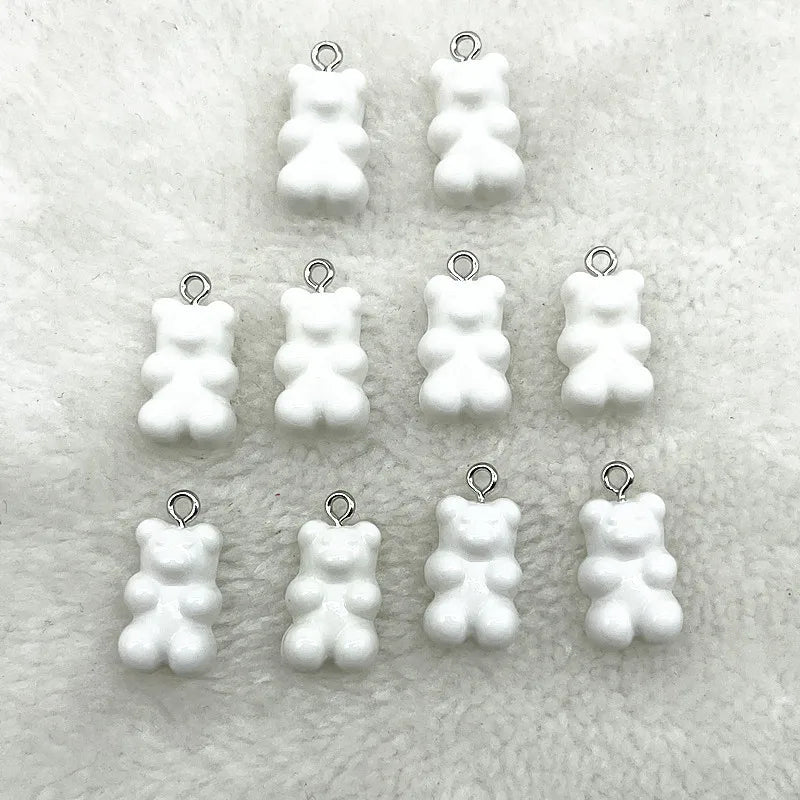 Peris Gems 38 10Pcs Candy Bear Pendant Charms for Necklace Bracelet Earrings Jewelry Making Diy Findings Resin Bears Christmas Making SHEIN Amazon Temu