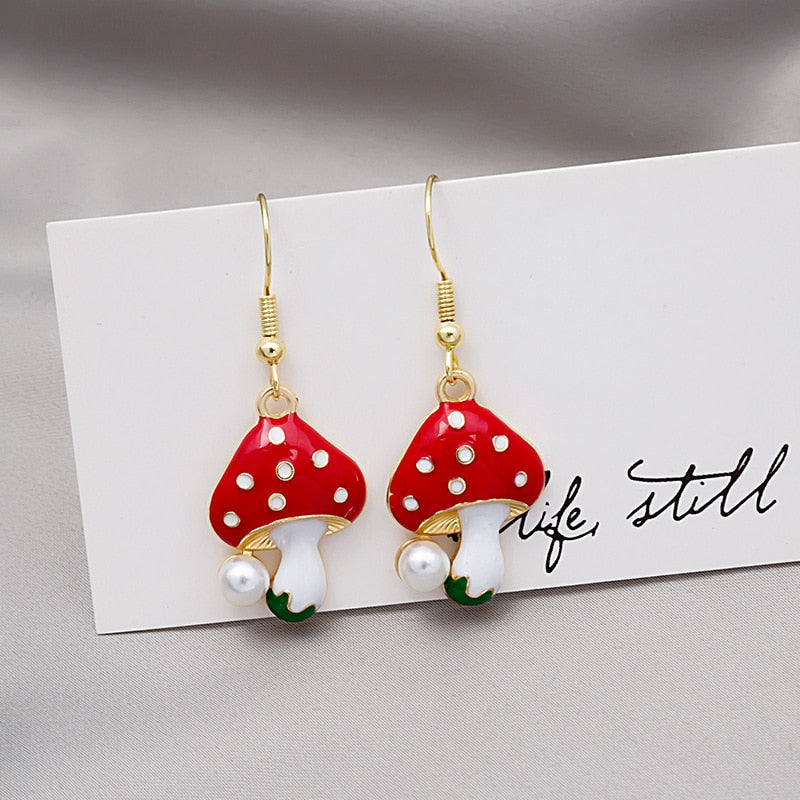 Peris Gems 38 Mushroom Hoop Butterfly Earrings for Women | Gold Silver Trendy Designer Earrings for Women SHEIN Amazon Temu