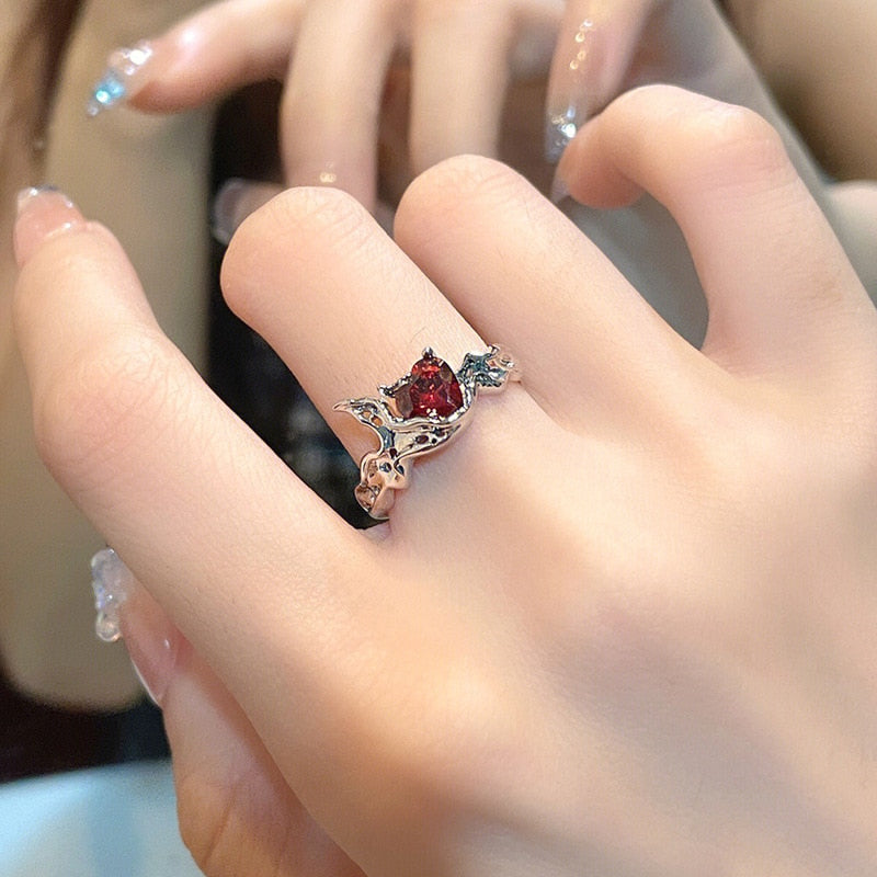 Peris Gems 39 Pink Heart Open Rings for Women | Silver Rings SHEIN Amazon Temu