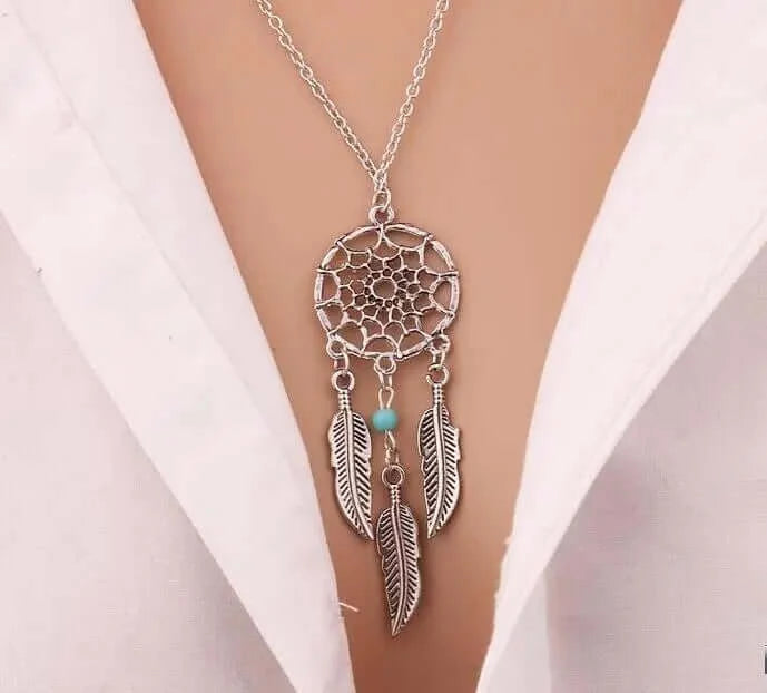 Peris Gems 4 Antique Silver Boho Pendant Necklace for Women SHEIN Amazon Temu