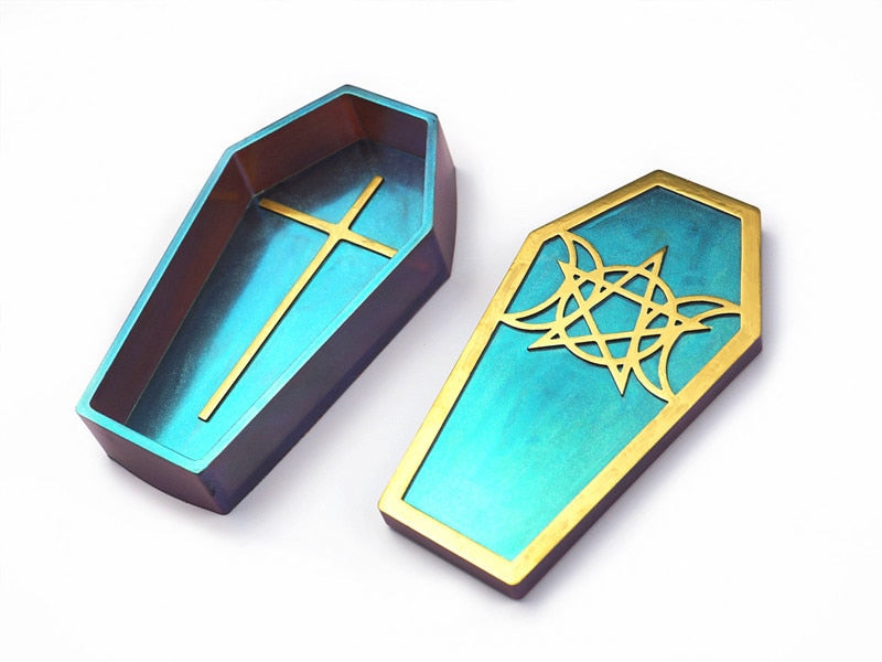 Peris Gems 4 covers and 1 base DIY Crystal Epoxy Resin Halloween Coffin Storage Box Silicone Mold DIY Crystal Epoxy Resin Halloween Coffin Storage Silicone SHEIN Amazon Temu