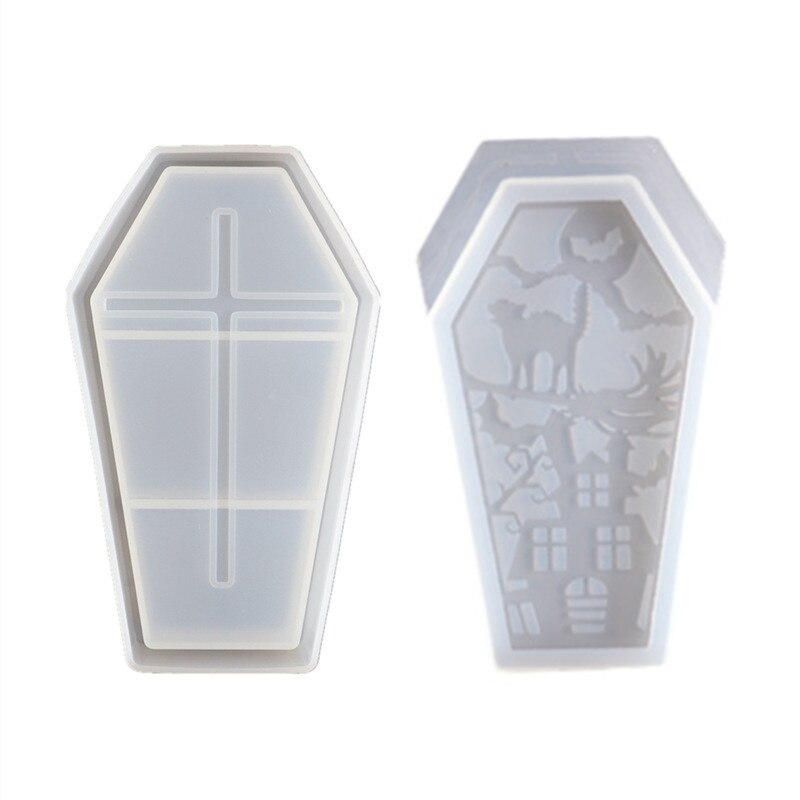 Peris Gems 4 covers and 1 base DIY Crystal Epoxy Resin Halloween Coffin Storage Box Silicone Mold DIY Crystal Epoxy Resin Halloween Coffin Storage Silicone SHEIN Amazon Temu