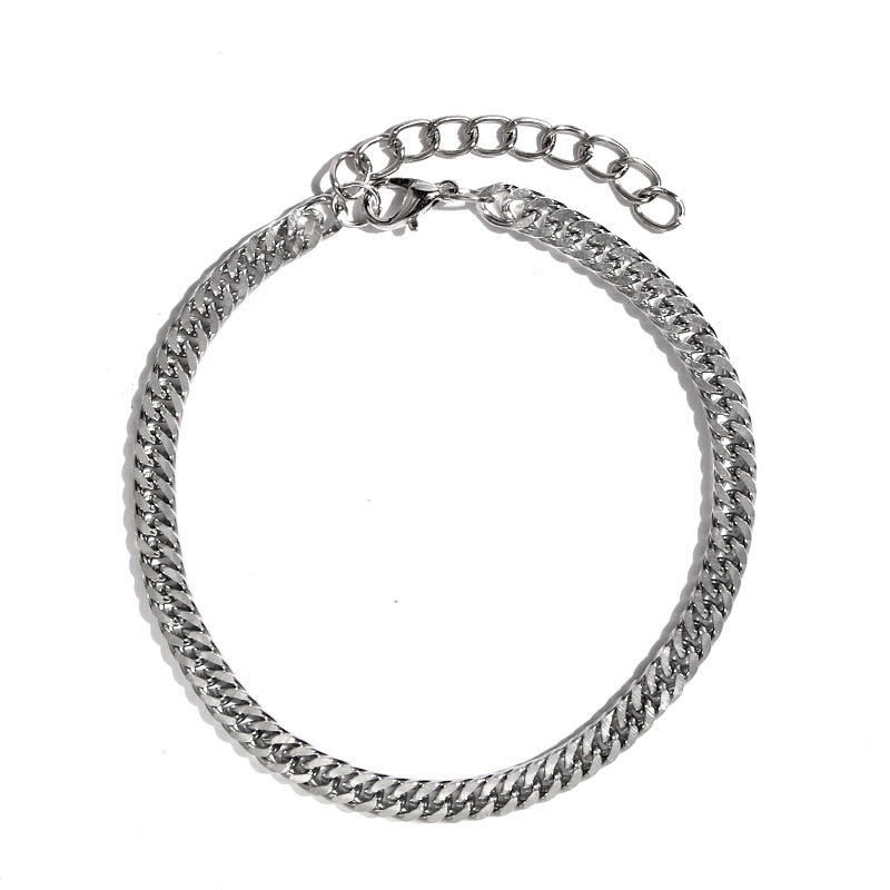 Peris Gems 4 Cute Steel Anklet Bracelet for Women | Stainless-Steel Anklets for Women SHEIN Amazon Temu