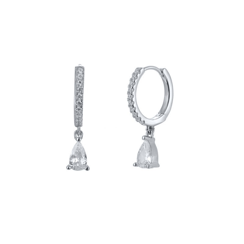 Peris Gems 4 Gold Hoop Diamond Earrings for Women | Round Gold Silver Luxury Earrings for Women SHEIN Amazon Temu
