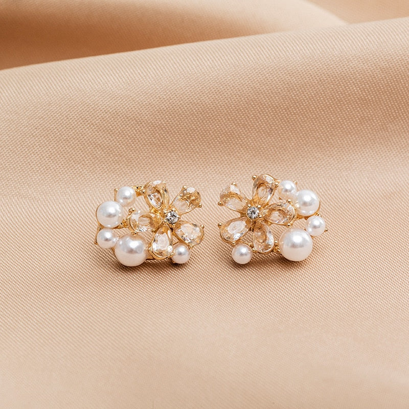 Peris Gems 4 Honeybee Pearl Earrings for Women | Gold Stud Earrings SHEIN Amazon Temu