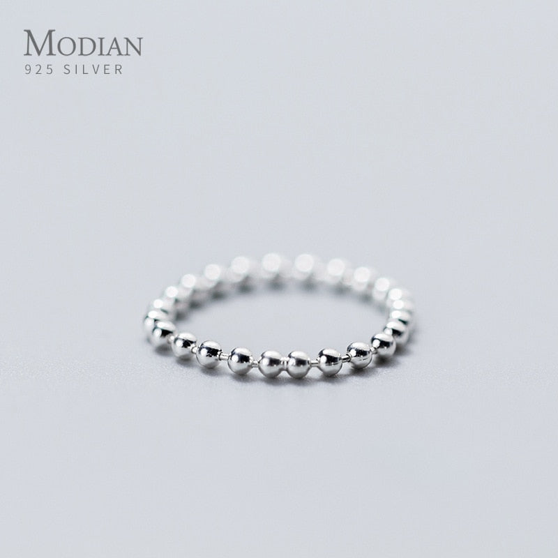 Peris Gems 4 Minimalist Glossy Beads Finger Ring for Women | Authentic 925 Sterling Silver Minimalist Glossy Beads Finger Ring for Women | 925 Sterling SHEIN Amazon Temu