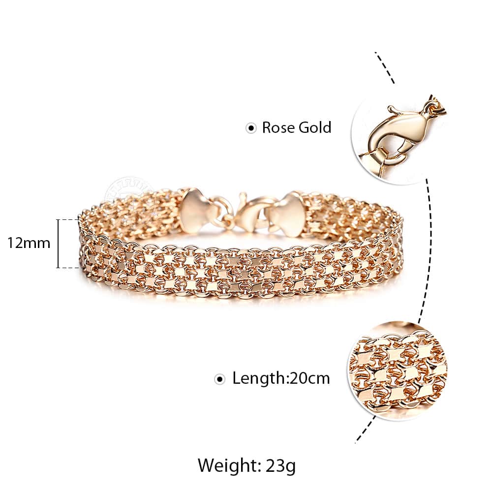 Peris Gems 4 Rose Gold 8mm Beaded Bracelet for Women | Layered Bracelet SHEIN Amazon Temu
