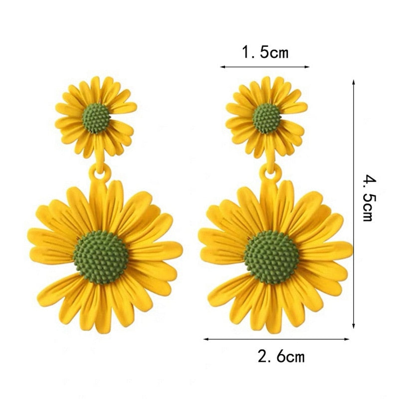 Peris Gems 4 Yellow Drop Earrings for Women | Fruit and Plants Creative Earrings for Women SHEIN Amazon Temu
