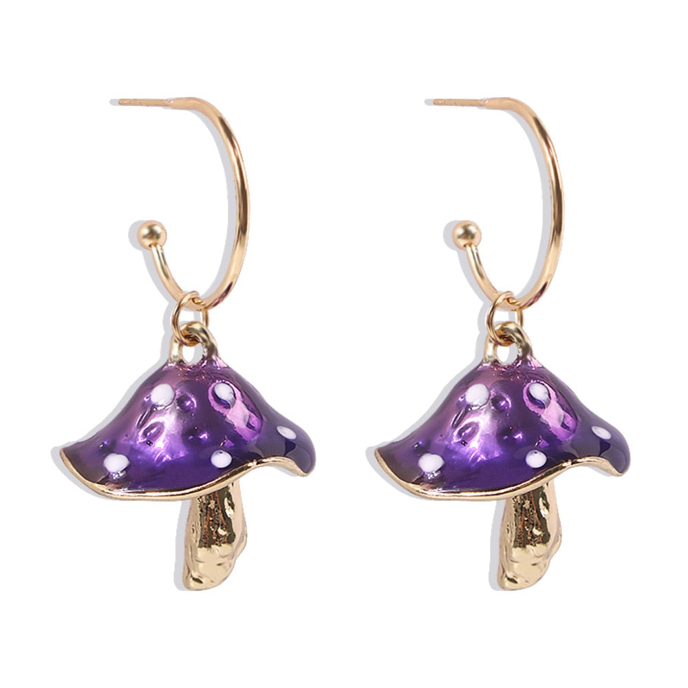 Peris Gems 40 Mushroom Hoop Butterfly Earrings for Women | Gold Silver Trendy Designer Earrings for Women SHEIN Amazon Temu