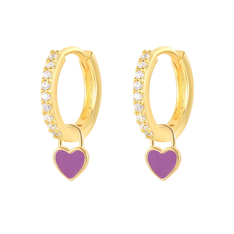 Peris Gems 42 Gold Diamond Stud Turquoise Hoop Earrings for Women | Sterling Silver Gold Earrings SHEIN Amazon Temu