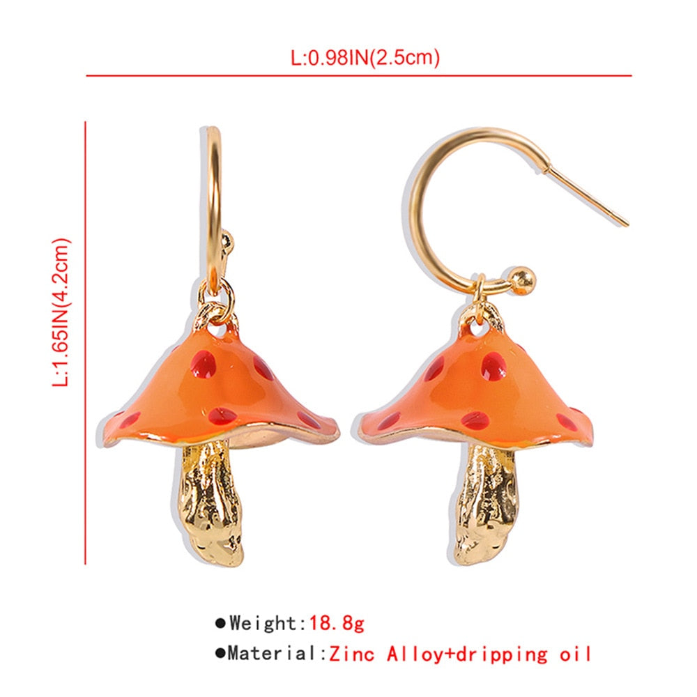 Peris Gems 42 Mushroom Hoop Butterfly Earrings for Women | Gold Silver Trendy Designer Earrings for Women SHEIN Amazon Temu