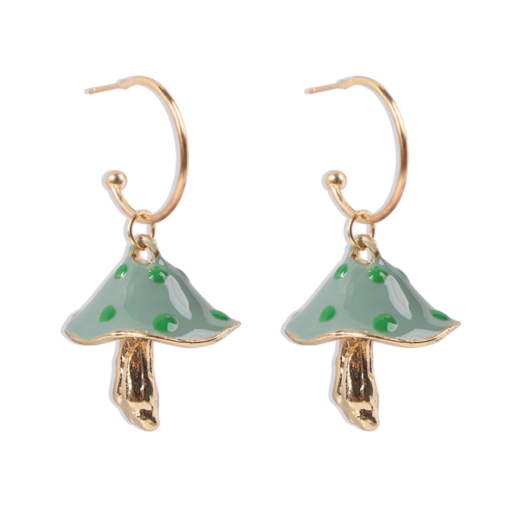 Peris Gems 43 Mushroom Hoop Butterfly Earrings for Women | Gold Silver Trendy Designer Earrings for Women SHEIN Amazon Temu