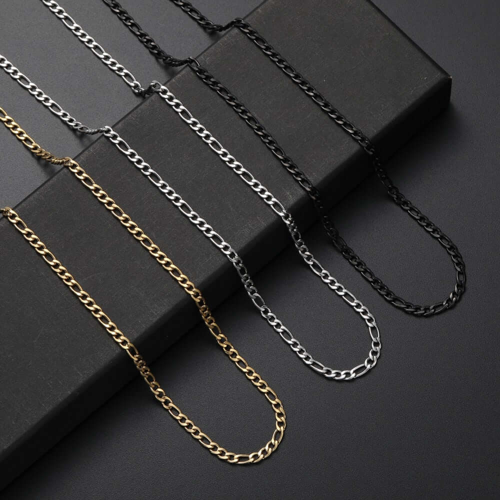 Peris Gems 4mm Wide Steel Necklace Collection Unisex SHEIN Amazon Temu
