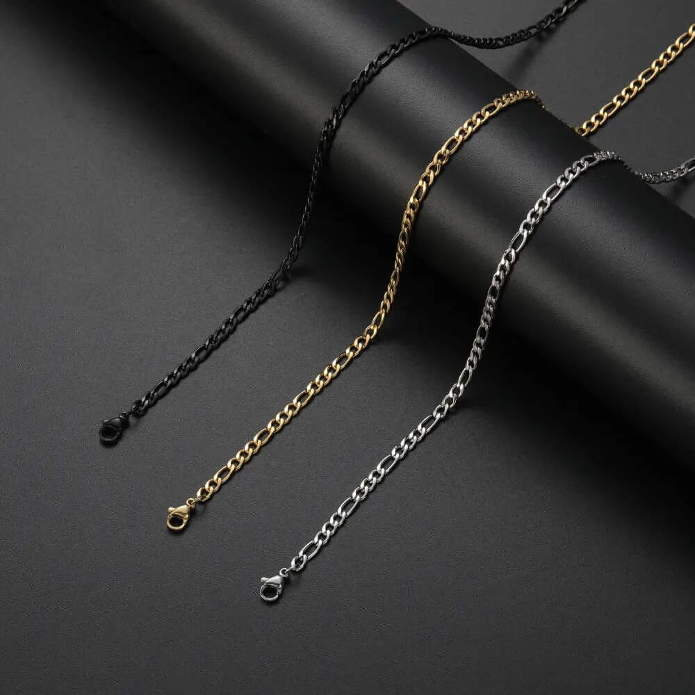 Peris Gems 4mm Wide Steel Necklace Collection Unisex SHEIN Amazon Temu