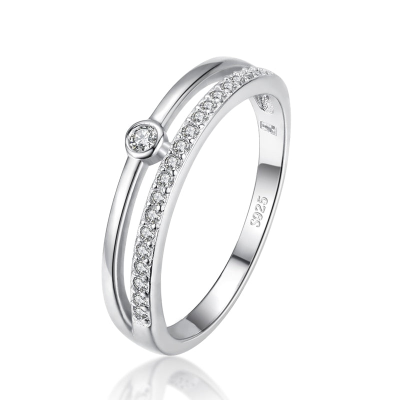 Peris Gems 5 / 10 Sterling Silver Stacked Rings for Women | 925 Gold Diamond Rings Sterling Silver Stacked Rings for Women | 925 Gold Diamond SHEIN Amazon Temu