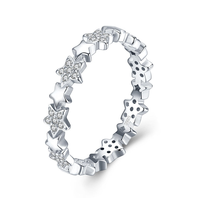 Peris Gems 5 / 14 Sterling Silver Stacked Rings for Women | 925 Gold Diamond Rings Sterling Silver Stacked Rings for Women | 925 Gold Diamond SHEIN Amazon Temu