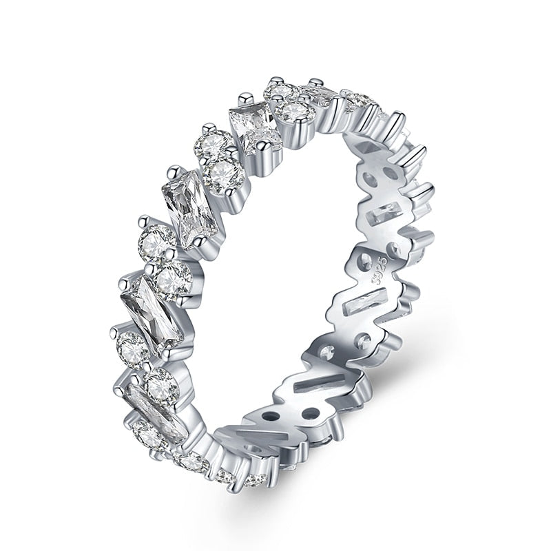 Peris Gems 5 / 15 Sterling Silver Stacked Rings for Women | 925 Gold Diamond Rings Sterling Silver Stacked Rings for Women | 925 Gold Diamond SHEIN Amazon Temu