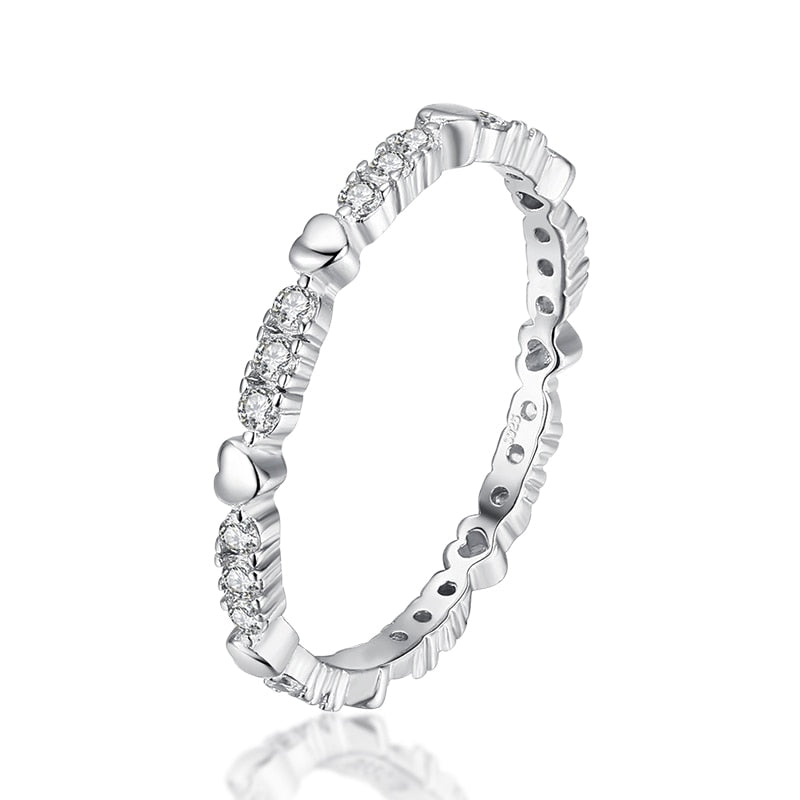 Peris Gems 5 / 17 Sterling Silver Stacked Rings for Women | 925 Gold Diamond Rings Sterling Silver Stacked Rings for Women | 925 Gold Diamond SHEIN Amazon Temu