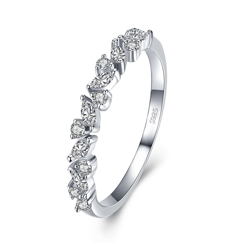 Peris Gems 5 / 18 Sterling Silver Stacked Rings for Women | 925 Gold Diamond Rings Sterling Silver Stacked Rings for Women | 925 Gold Diamond SHEIN Amazon Temu