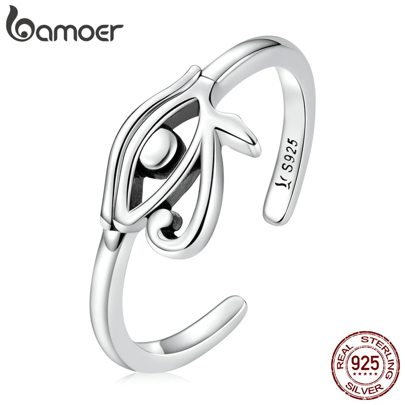 Peris Gems 5-7 Egyptian 925 Silver Eye of Horus Adjustable Rings for Women SHEIN Amazon Temu
