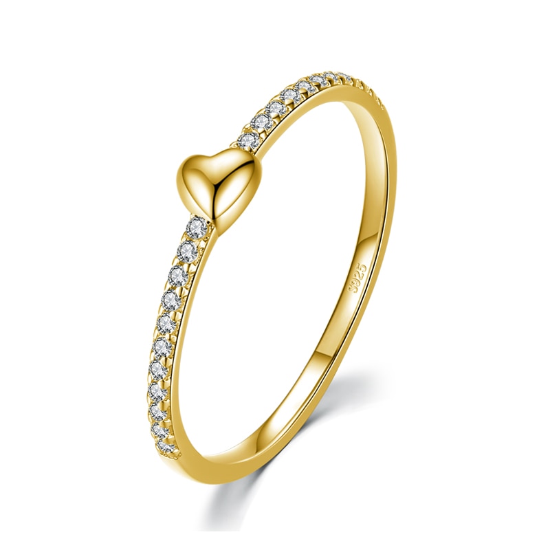 Peris Gems 5 / 7 Sterling Silver Stacked Rings for Women | 925 Gold Diamond Rings Sterling Silver Stacked Rings for Women | 925 Gold Diamond SHEIN Amazon Temu