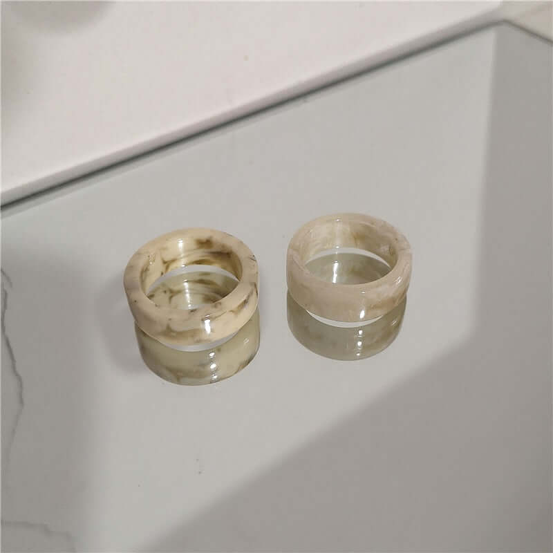 Peris Gems 5 Acrylic Candy Bear Heart Rings Collection for Women SHEIN Amazon Temu