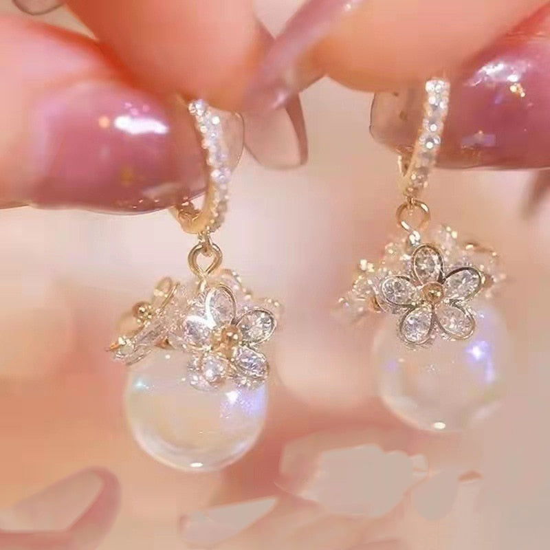 Peris Gems 5 Cute Daisy Flower Hoop Earrings for Women | Flower Earrings Collection Cute Daisy Flower Hoop Earrings for Women | Flower Earrings SHEIN Amazon Temu