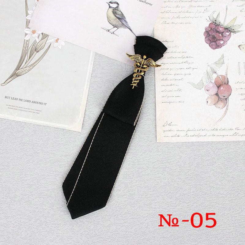 Peris Gems 5 Hand Made Black Ribbon Rhinestone Crystal Neckties - Unisex SHEIN Amazon Temu