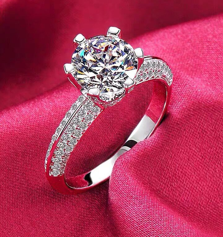 Peris Gems 5 / R279 Tibetan Silver Diamond Engagement Rings for Women SHEIN Amazon Temu