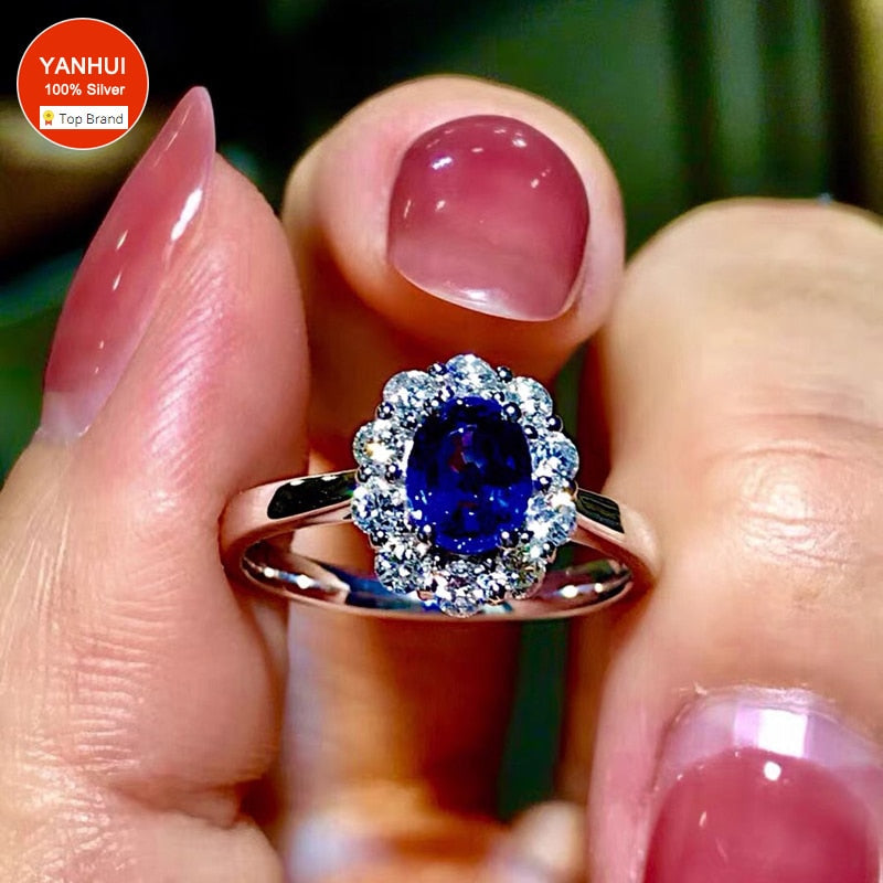 Peris Gems 5 / R345 Tibetan Silver Diamond Engagement Rings for Women SHEIN Amazon Temu