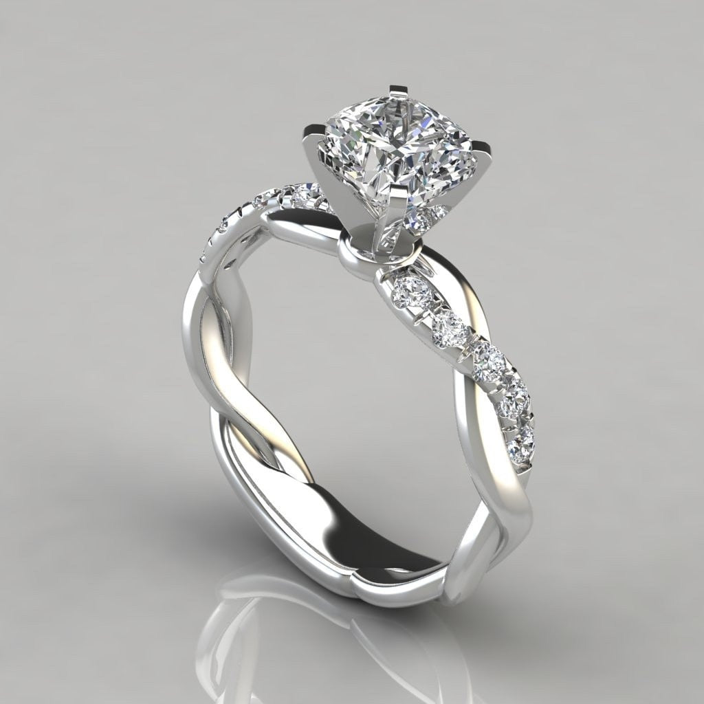Peris Gems 5 / Silver Diamond Delaysia King Ring | Rose Gold Diamond Rings SHEIN Amazon Temu