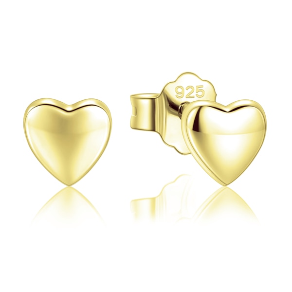 Peris Gems 5 Sterling Silver Small Hearts Stud Earrings for Women | Silver Gold Earrings for Women SHEIN Amazon Temu
