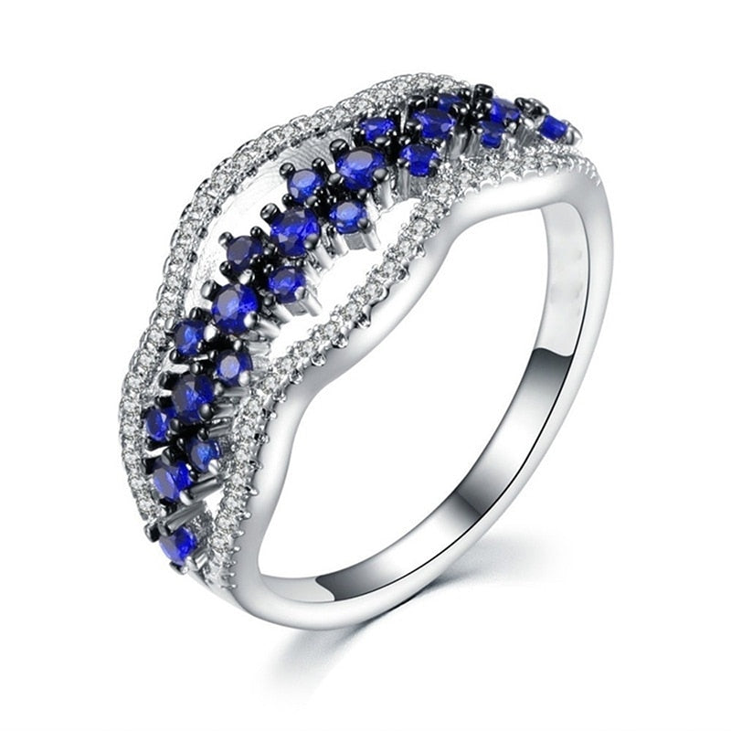 Peris Gems 5 / Style 6 Elegant Diamond Bridal Style Rings for Women | Engagement Style Diamond Encrusted Gold Silver Rings SHEIN Amazon Temu