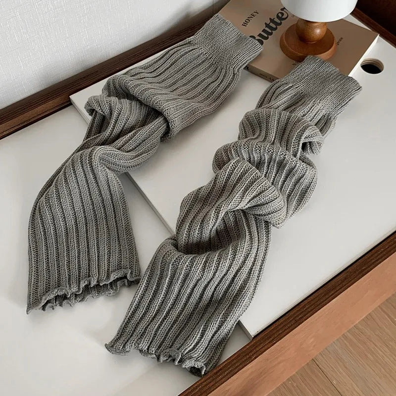 Peris Gems 57CM / GREY 57cm Sweet Japanese Lolita Leg Warmers Women Ankle Warmer for Girls Gothic Long Socks Y2K Thin Knitted Cosplay Heap Heap Socks 57cm Sweet Japanese Lolita Leg Warmers Women Ankle Warmer for Girls Gothic Long Socks Y2K Thin Knitted Cosplay Heap Heap Socks SHEIN Amazon Temu