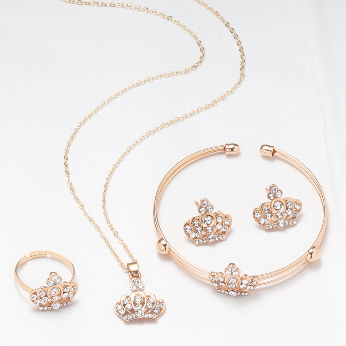 Peris Gems 5pc-gold Double Heart Necklace Earrings Bracelet Jewelry Set SHEIN Amazon Temu