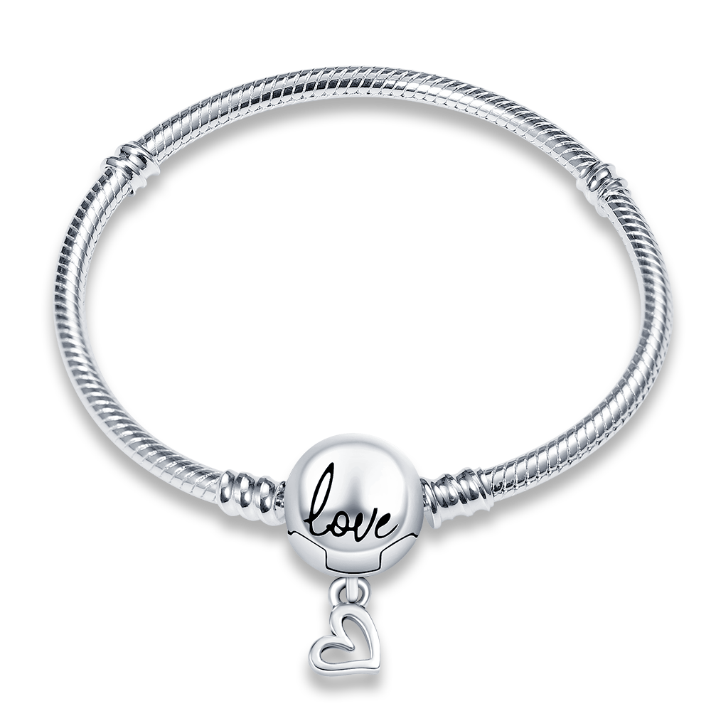 Peris Gems 6 / 17cm Sterling Charm Beads Bracelet for Women | Cute Silver Bracelets for Women SHEIN Amazon Temu