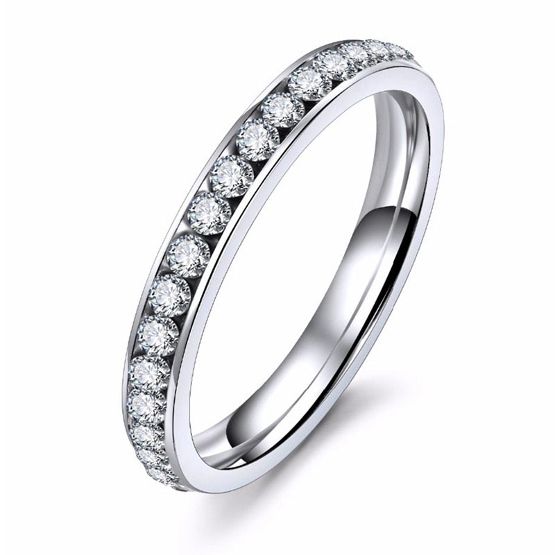 Peris Gems 6 / 3 Diamond Heart Shaped Wedding Ring for Women | Silver Love Engagement Style Ring SHEIN Amazon Temu