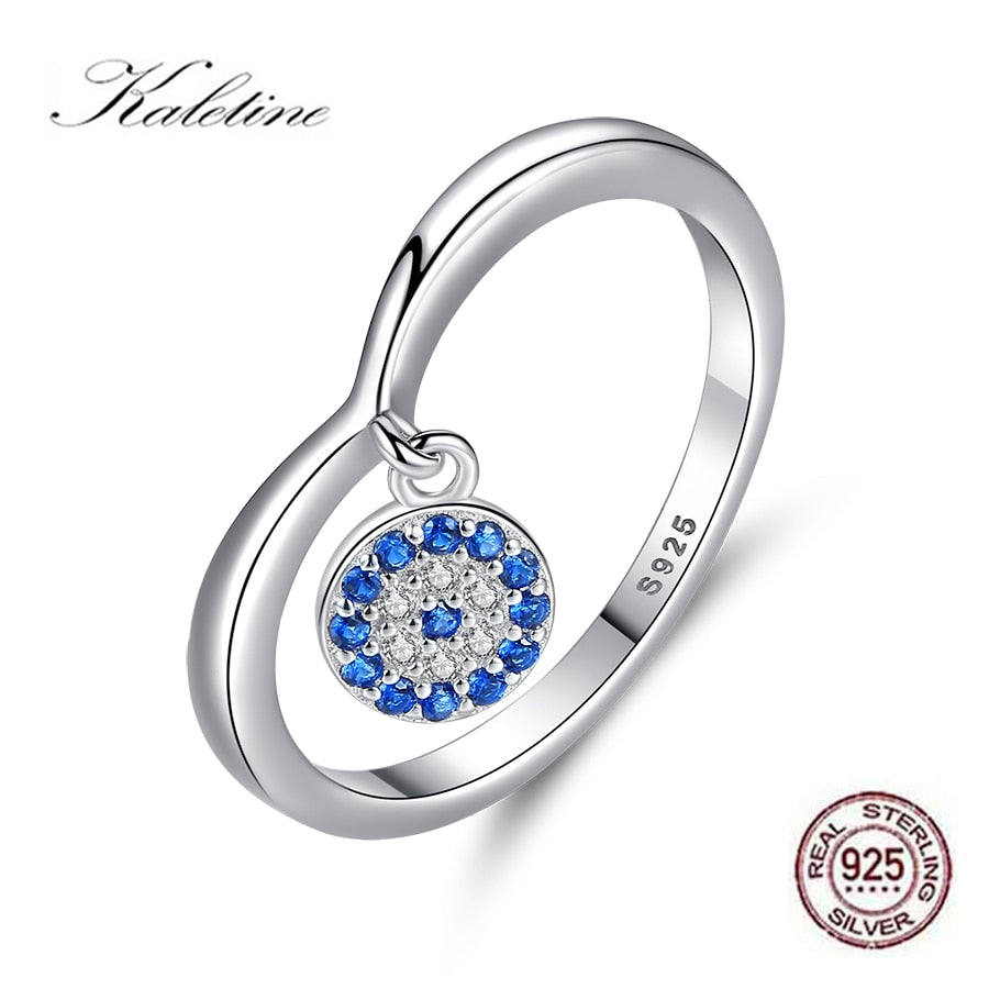 Peris Gems 6 Blue Protective Eye Ring for Women | 925 Sterling Silver Ring Blue Protective Eye Ring for Women |925 Sterling Silver Ring SHEIN Amazon Temu