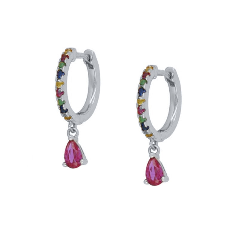 Peris Gems 6 Gold Hoop Diamond Earrings for Women | Round Gold Silver Luxury Earrings for Women SHEIN Amazon Temu