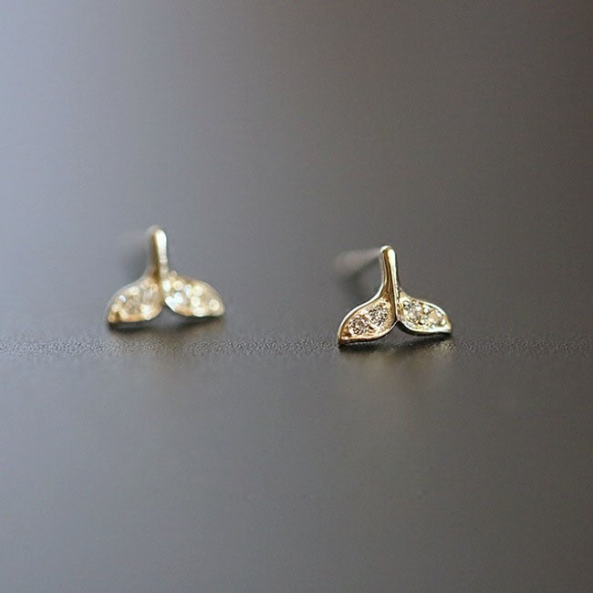 Peris Gems 6 / Gold Sterling Diamond Stud Earrings for Women | 14K Gold Earrings SHEIN Amazon Temu