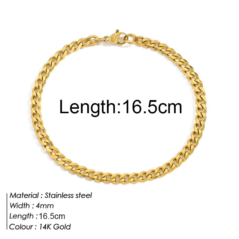 Peris Gems 6 Gold Twist Snake Chain Bracelet | Stainless Steel Bracelets SHEIN Amazon Temu