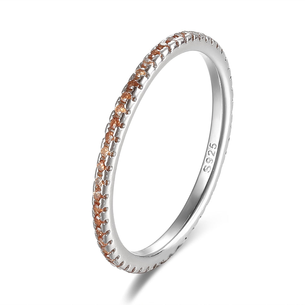 Peris Gems 7 / 5 Classic Stacked Diamond Solid Wedding Band Rings for Women 925 Silver Classic Stacked Diamond Solid Wedding Band Rings for Women SHEIN Amazon Temu