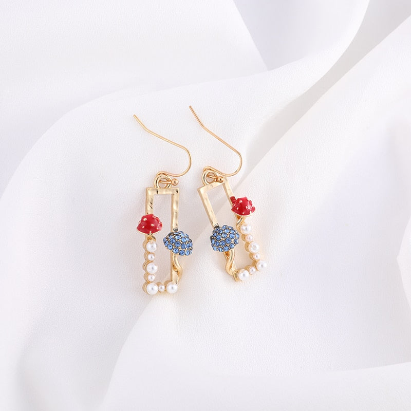 Peris Gems 7 Mushroom Hoop Butterfly Earrings for Women | Gold Silver Trendy Designer Earrings for Women SHEIN Amazon Temu