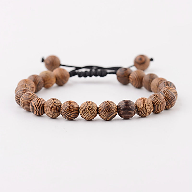 Peris Gems 7 Natural Wood Cross Beads Bracelet Unisex | Wooden Prayer Beads Bracelet SHEIN Amazon Temu