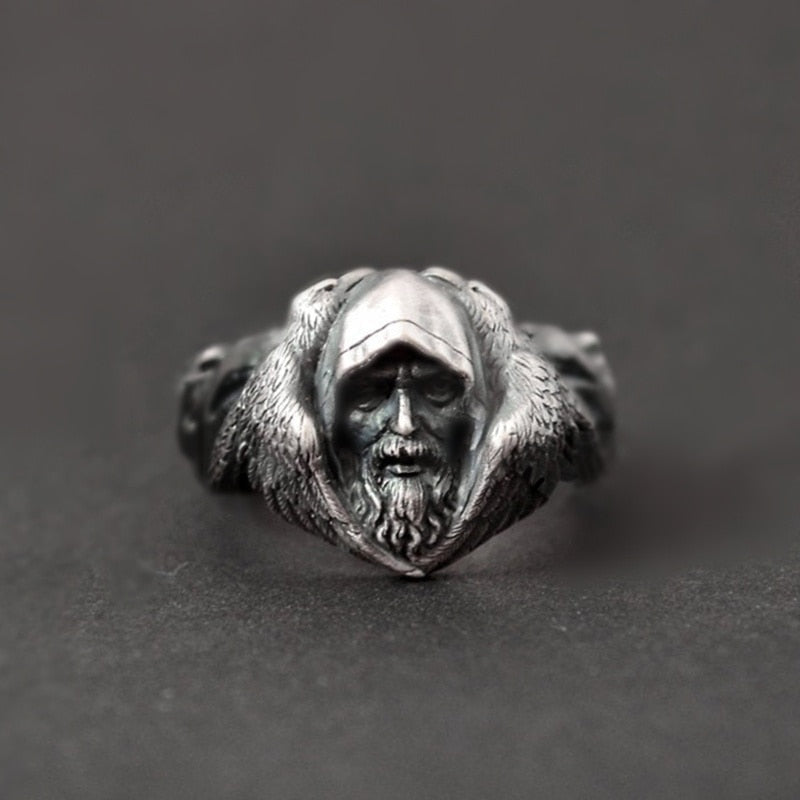 Peris Gems 7 Norse Mythology Odin Rings Unisex | Stainless Steel Norse Mythology Odin Silver Rings Unisex | Stainless Steel SHEIN Amazon Temu